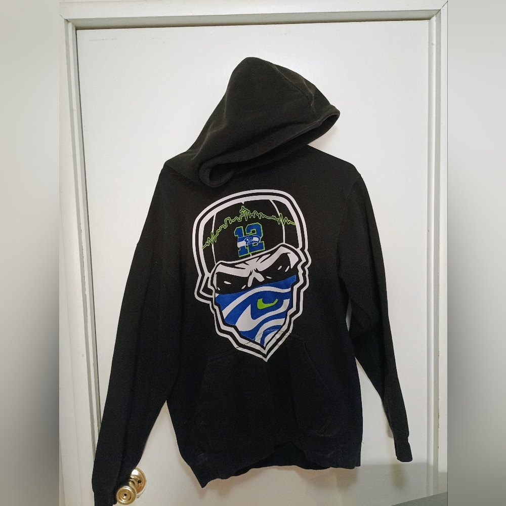 Black Graphic Hoodie Seattle Seahawks